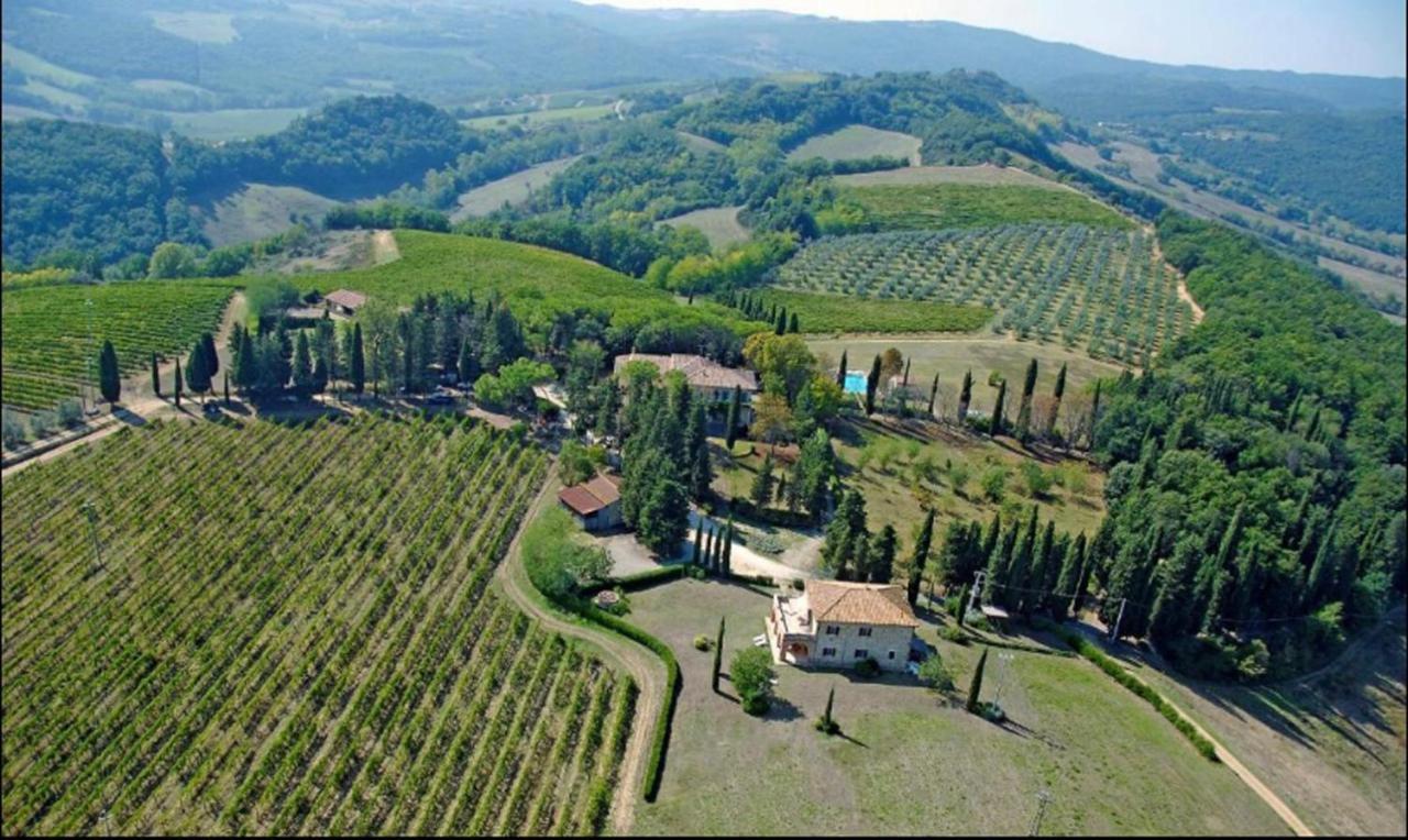 Agriturismo Fattoria Il Piano - Appartamento Focolare - San Gimignano Bagian luar foto